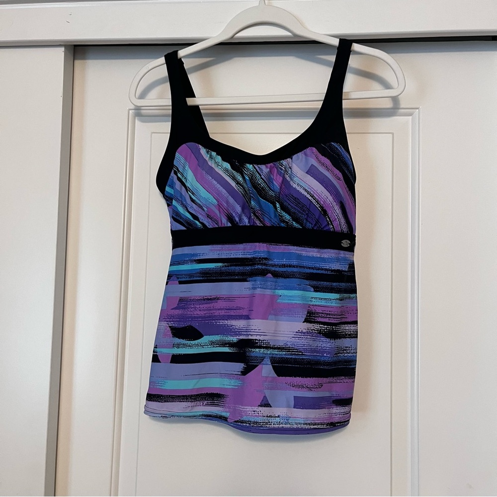 Zero X Posur Tankini Swim Top Size M (10)
